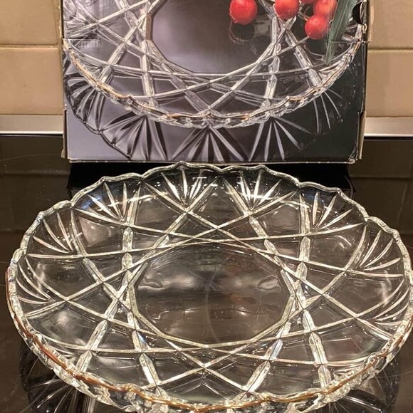 Mikasa Hampshire Gold Serving Platter - Picture 1 of 7